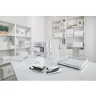 LEITZ Lyukasztó, kétlyukú, 30 lap, LEITZ "Nexxt Wow", fehér