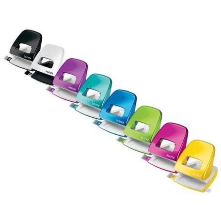 LEITZ Lyukasztó, kétlyukú, 30 lap, LEITZ "Nexxt Wow", fehér