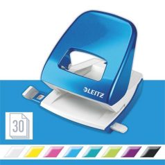   LEITZ Lyukasztó, kétlyukú, 30 lap, LEITZ "Nexxt Wow", kék