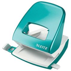   LEITZ Lyukasztó, kétlyukú, 30 lap, LEITZ "Nexxt Wow", jégkék