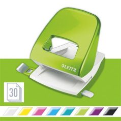   LEITZ Lyukasztó, kétlyukú, 30 lap, LEITZ "Nexxt Wow", zöld