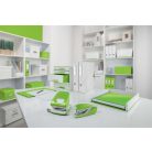 LEITZ Lyukasztó, kétlyukú, 30 lap, LEITZ "Nexxt Wow", zöld