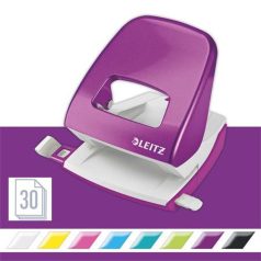   LEITZ Lyukasztó, kétlyukú, 30 lap, LEITZ "Nexxt Wow", lila