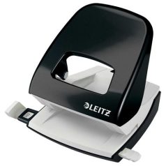   LEITZ Lyukasztó, kétlyukú, 30 lap, LEITZ "Nexxt Wow", fekete