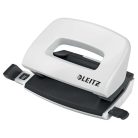 LEITZ Lyukasztó, kétlyukú, 10 lap, fém, mini, LEITZ "Nexxt Wow", fehér