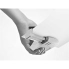 LEITZ Lyukasztó, kétlyukú, 10 lap, fém, mini, LEITZ "Nexxt Wow", jégkék