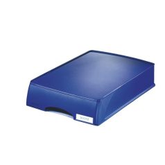   LEITZ Irattároló, műanyag, 1 fiókos, LEITZ "Plus", kék