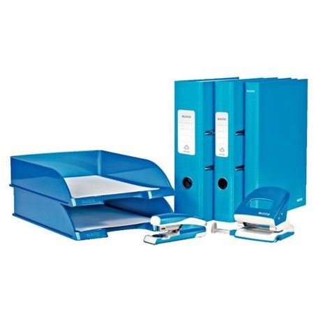 LEITZ Irattálca, műanyag, LEITZ "Wow", kék