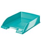 LEITZ Irattálca, műanyag, LEITZ "Wow", jégkék