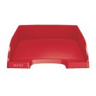 LEITZ Irattálca, műanyag, LEITZ "Plus", piros