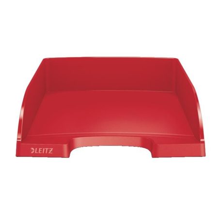 LEITZ Irattálca, műanyag, LEITZ "Plus", piros