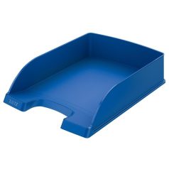 LEITZ Irattálca, műanyag, LEITZ "Plus", kék
