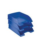 LEITZ Irattálca, műanyag, LEITZ "Plus", kék