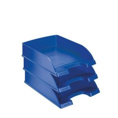 LEITZ Irattálca, műanyag, LEITZ "Plus", kék