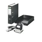 LEITZ Irattálca, műanyag, LEITZ "Plus", fekete