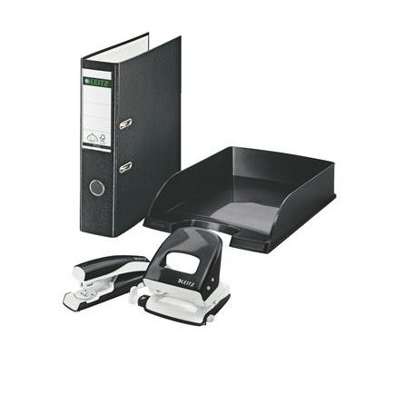 LEITZ Irattálca, műanyag, LEITZ "Plus", fekete