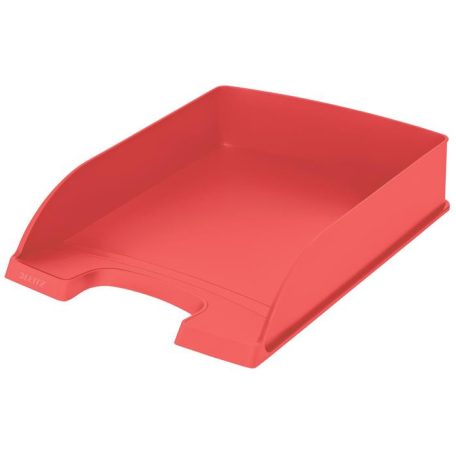 LEITZ Irattálca, műanyag, A4, LEITZ "Recycle", piros