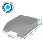 LEITZ Irattálca, műanyag, A4, LEITZ "Recycle", piros