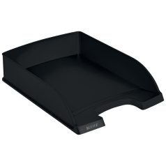   LEITZ Irattálca, műanyag, A4, LEITZ "Recycle", fekete