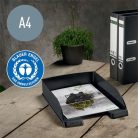 LEITZ Irattálca, műanyag, A4, LEITZ "Recycle", fekete