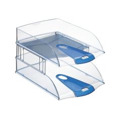   LEITZ Irattálca magasító, LEITZ "Plus", füstszínű