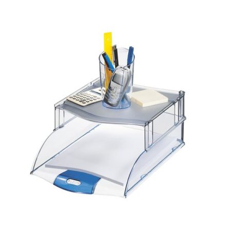 LEITZ Irattálca magasító, LEITZ "Plus", füstszínű