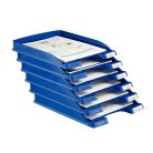 LEITZ Irattálca, műanyag, vékony, LEITZ "Plus", kék