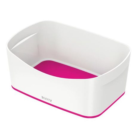LEITZ Tároló doboz, LEITZ "MyBox", fehér-rózsaszín