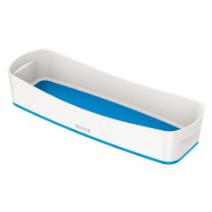 LEITZ Tálca, keskeny, LEITZ "MyBox", fehér-kék