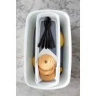 LEITZ Tálca, keskeny, LEITZ "MyBox", fehér-kék