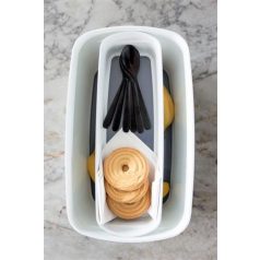 LEITZ Tálca, keskeny, LEITZ "MyBox", fehér-kék