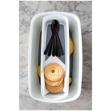 LEITZ Tálca, keskeny, LEITZ "MyBox", fehér-kék