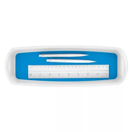 LEITZ Tálca, keskeny, LEITZ "MyBox", fehér-kék