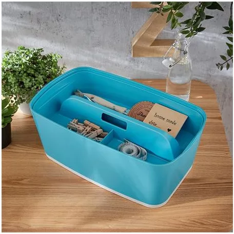 LEITZ Rendszerező tálca, fogantyúval, LEITZ "MyBox Cosy", nyugodtkék