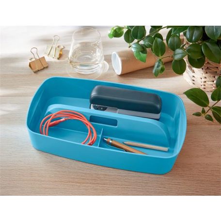 LEITZ Rendszerező tálca, fogantyúval, LEITZ "MyBox Cosy", nyugodtkék