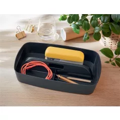   LEITZ Rendszerező tálca, fogantyúval, LEITZ "MyBox Cosy", bársonyszürke