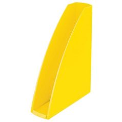   LEITZ Iratpapucs, műanyag, 60 mm, elöl nyitott, LEITZ "Wow", sárga