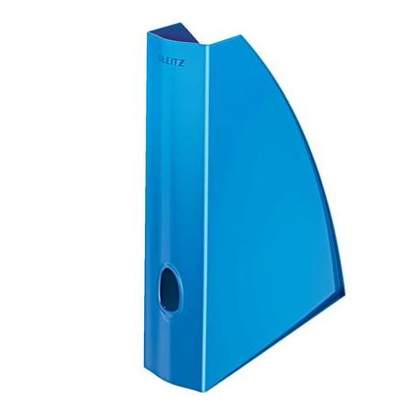 LEITZ Iratpapucs, műanyag, 60 mm, elöl nyitott, LEITZ "Wow", kék