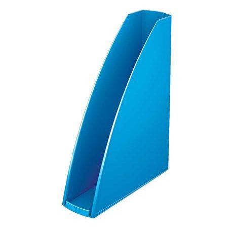 LEITZ Iratpapucs, műanyag, 60 mm, elöl nyitott, LEITZ "Wow", kék