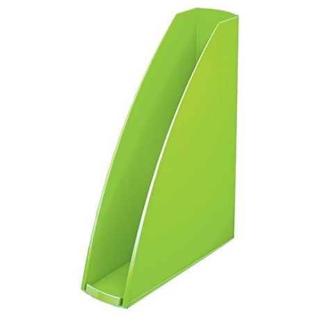 LEITZ Iratpapucs, műanyag, 60 mm, elöl nyitott, LEITZ "Wow", zöld