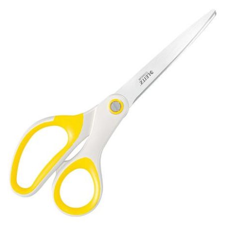 LEITZ Olló, irodai, 20,5 cm, LEITZ "Wow Titán", sárga