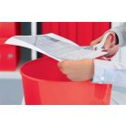 LEITZ Olló, irodai, 20,5 cm, LEITZ "Wow Titán", piros