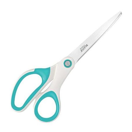LEITZ Olló, irodai, 20,5 cm, LEITZ "Wow Titán", jégkék