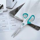 LEITZ Olló, irodai, 20,5 cm, LEITZ "Wow Titán", jégkék