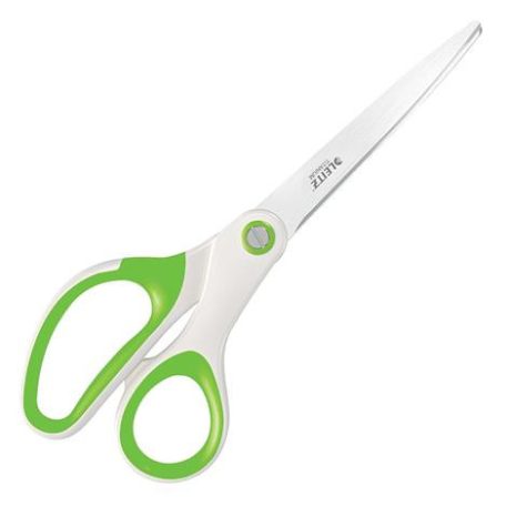LEITZ Olló, irodai, 20,5 cm, LEITZ "Wow Titán", zöld