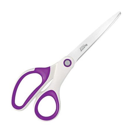 LEITZ Olló, irodai, 20,5 cm, LEITZ "Wow Titán", lila