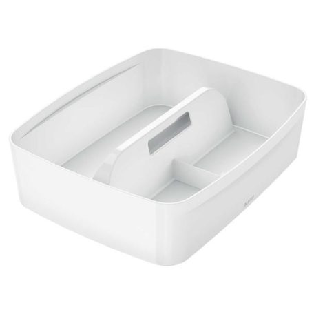 LEITZ Rendszerező tálca, fogantyúval, nagy, LEITZ "MyBox", fehér