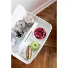 LEITZ Rendszerező tálca, fogantyúval, nagy, LEITZ "MyBox", fehér