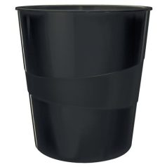   LEITZ Papírkosár, 15 liter, LEITZ "Recycle", fekete