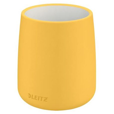 LEITZ Írószertartó, kerámia, LEITZ "Cosy", melegsárga